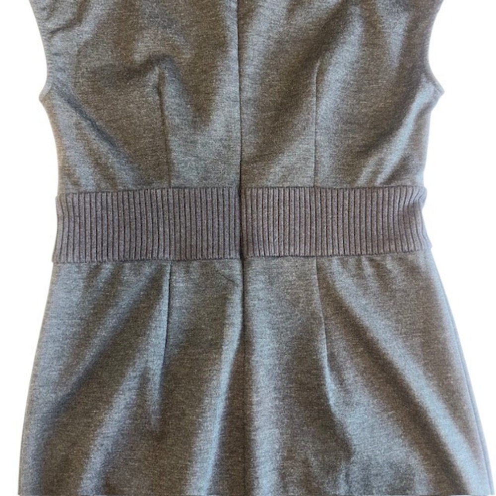 NWT SPENSE Sheath Dress Workwear Career Buttons Charcoal Gray Size Med - Picture 6 of 13
